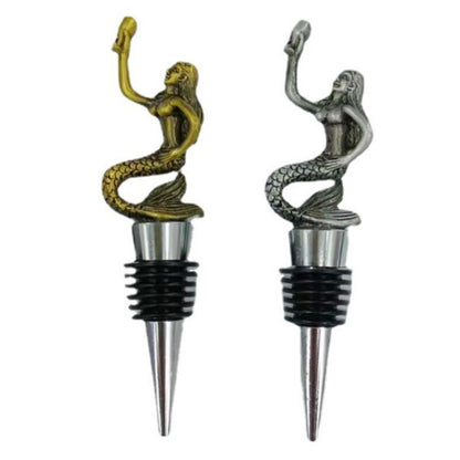Wine Stoppers Animal Flamingo Octopus Mermaid Owl Bottle Cork 10-11cm Metal Zinc