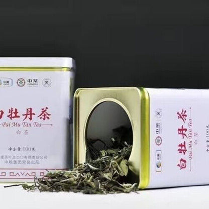 Fuding White Tea 100g White Peony First-grade White Peony Iron Can Loose Tea