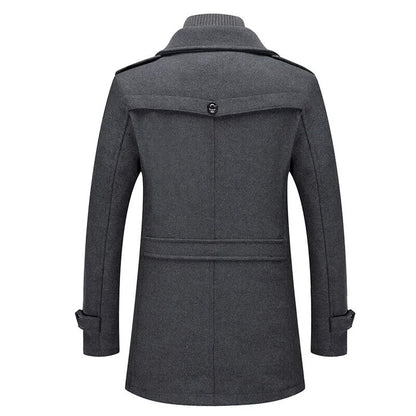 Autumn Winter Men Wool Coat Coat Wool Coat Male Casual Overcoat Clothing
