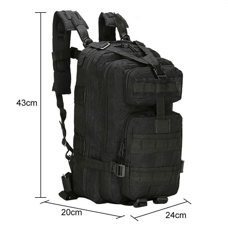25L Military Rucksacks Tactical Assault Backpack 1000D Nylon Hunting Bag Sports