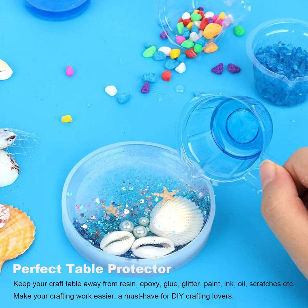 Silicone Mat Craft Epoxy Resin Jewelry Findings Casting Nonslip Placemat 60x40cm