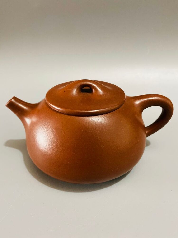 l-0Chinese Yixing Zisha Clay Handmade Exquisite Teapot （仿古壶 底款：顾景舟）