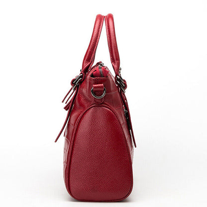 100% Genuine Leather Women's Crocodile Handbags Evening Party Bag Satchel Tote
