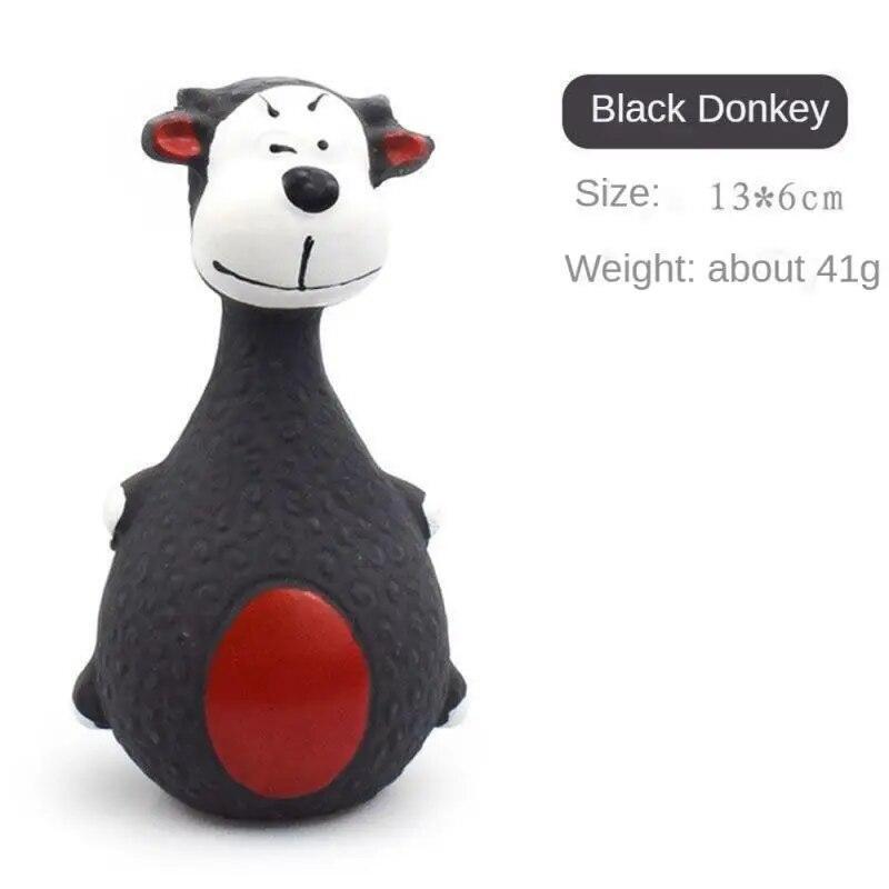 Pet Dog Indestructible Interactive Chew Toys, Stuffed Squeaky Sound Cartoon US