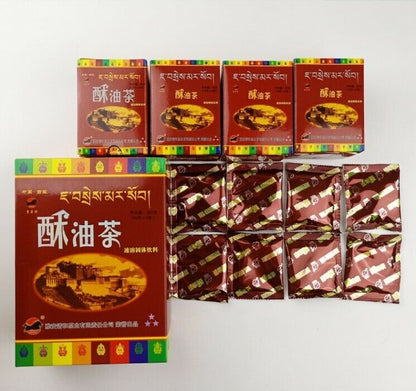 Natural instant China Tibetan original yak oil tea salty tea 80g-