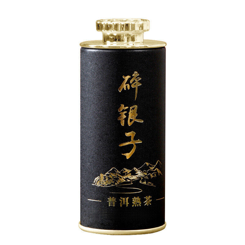 Glutinous Rice Fragrance Broken Silver Yunnan Tea Fossil Ripe Tea Pu'er Tea 60g