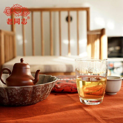 Haiwan Zodiac of Tiger Raw Puer Tea Blessings Yunnan Sheng Puerh Tea 400g