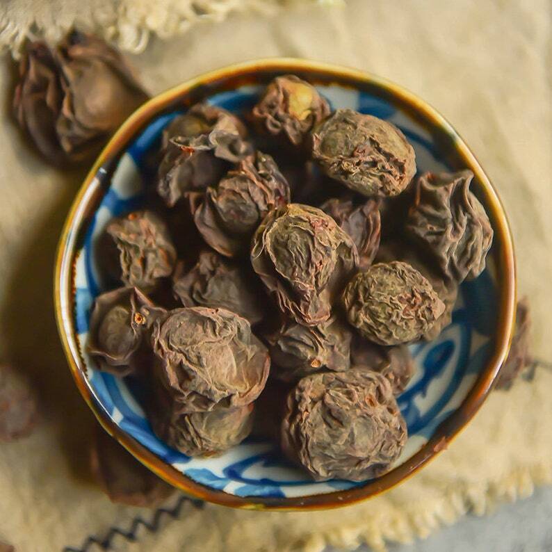 Dried Dark Plum Fruit Fructus Mume Herbal Tea Pure Natural Makes A Healthy Tea