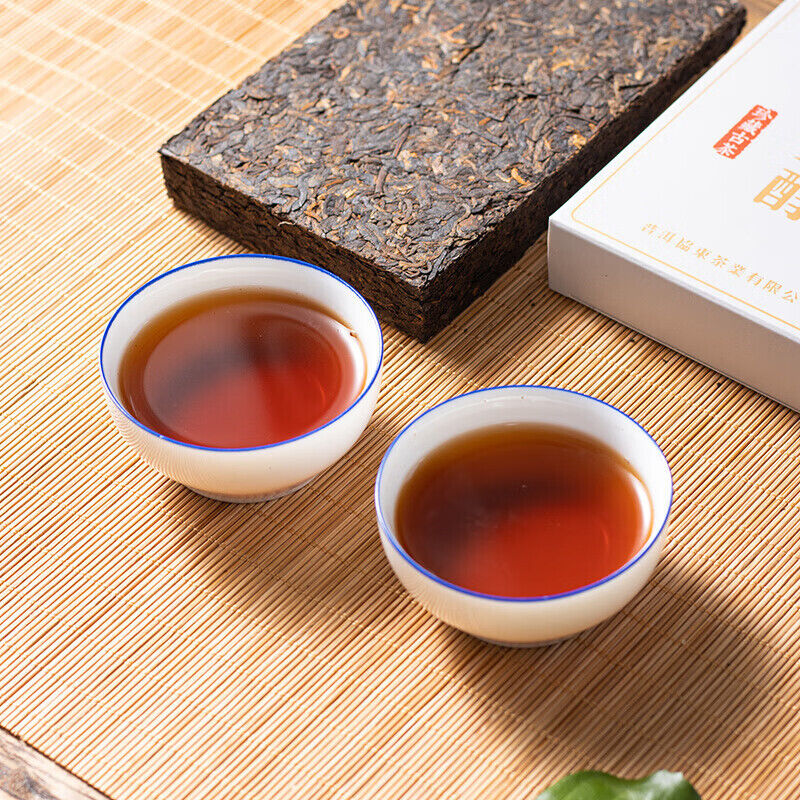 250g Laobanzhang Ripe Pu-erh Tea Brick Menghai Old Tree Pu-erh Tea Top Pu'er Tea