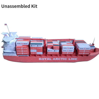1:400 Danish Container Ship Mary Arctica Paper Ship Paper Model Unassembled Kit