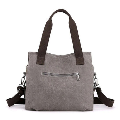 Women's Bag Canvas Bag Women's Patchwork Bag Shoulder Handbag