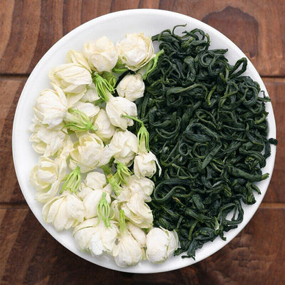 125g 2022/2023 Jasmine Green Tea Loose Leaf Jaszmine with Piluochun for Beauty