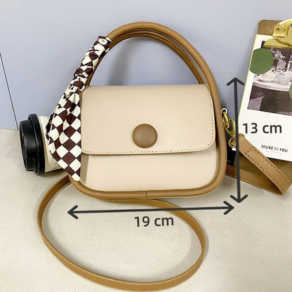 Shoulder Bag Women PU Leather Handle Handbag Female Classic Women Crossbody Bag