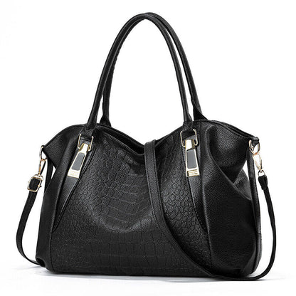 Fashion Women's Ladies Handbags PU Leather Large Tote Shoulder Crossbody Purse