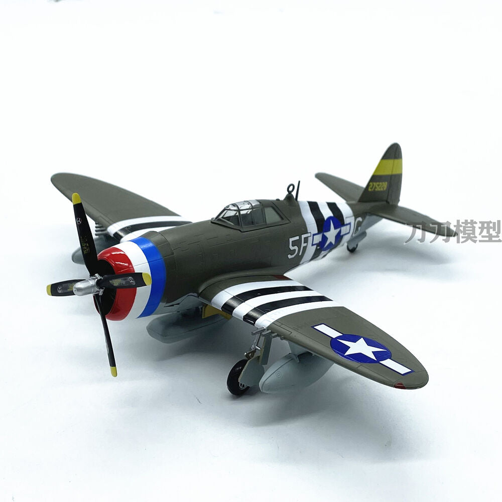 1:72 World War II US Army P47D Lightning fighter model aircraft model decoration