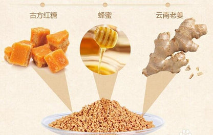 250g-500g Brown Sugar Ginger Tea Instant Honey Red Tea Green Ginger Herbal Tea