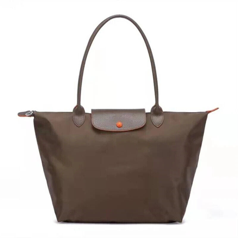 New Fashion High Capacity Embroidered Nylon Shoulder Bag Shopping Bag