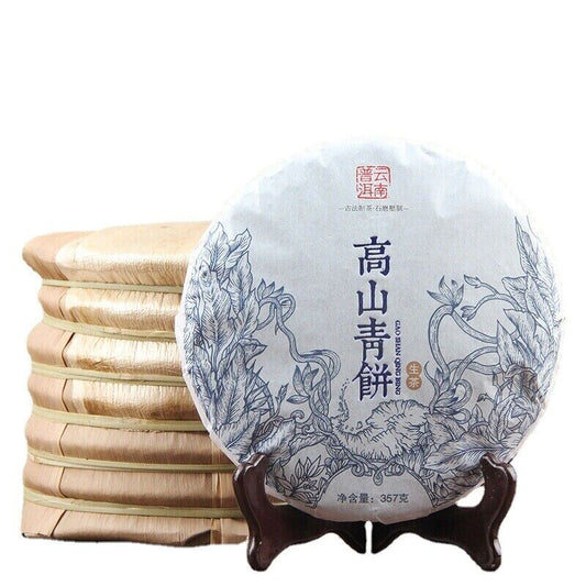 357g Top Natural Raw Pu-erh Tea Yunnan Menghai Original Premium Pu'er Green Tea