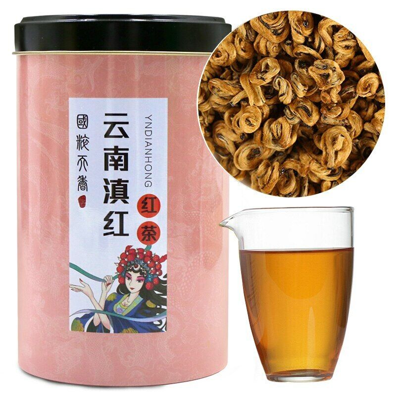 2023 Yunnan Balck Tea Fengqing DianHong Huang Jin Luo Golden Dianhong Loose Leaf