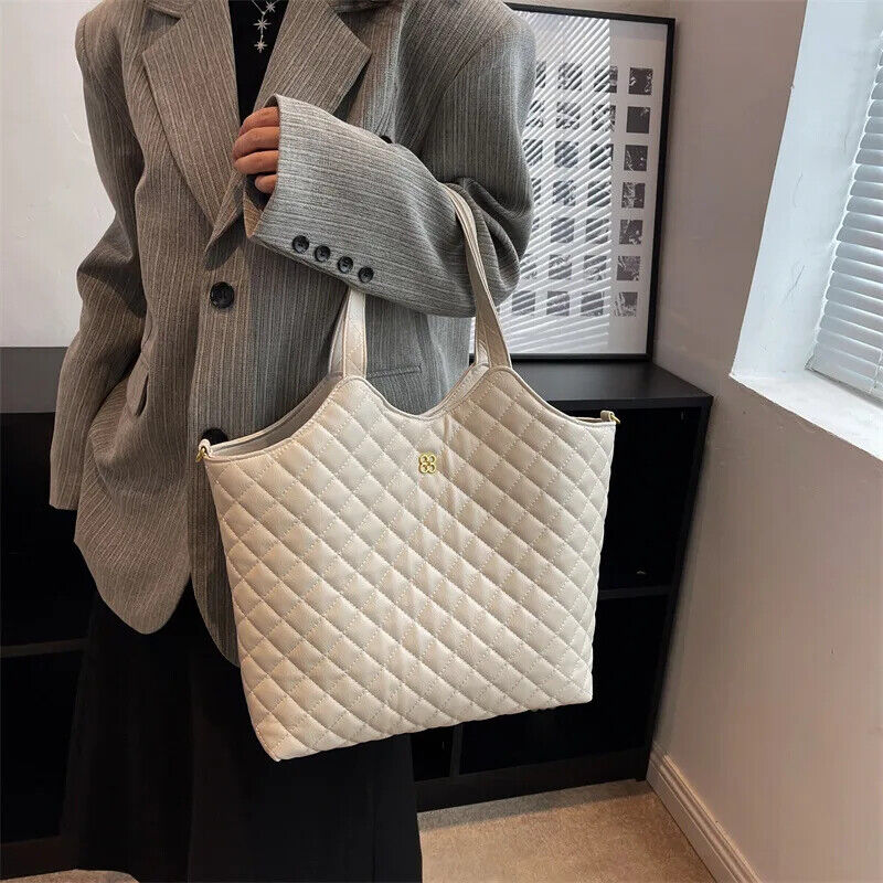 Winter Quilted Bag Shoulder Bag Handbags Tote Bags Women Top Handle Bag