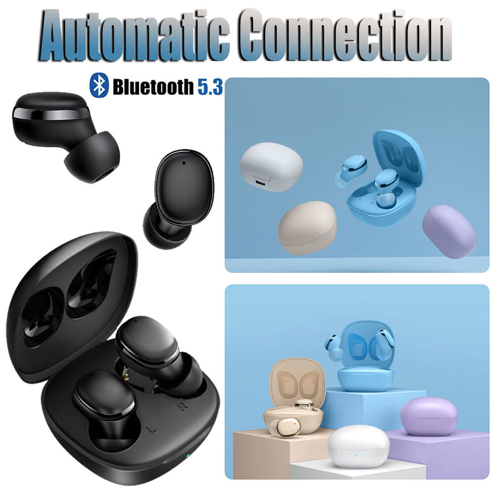 Bluetooth Headphones Double Wireless Earphones For Moto E (2020) E6 Plus Play