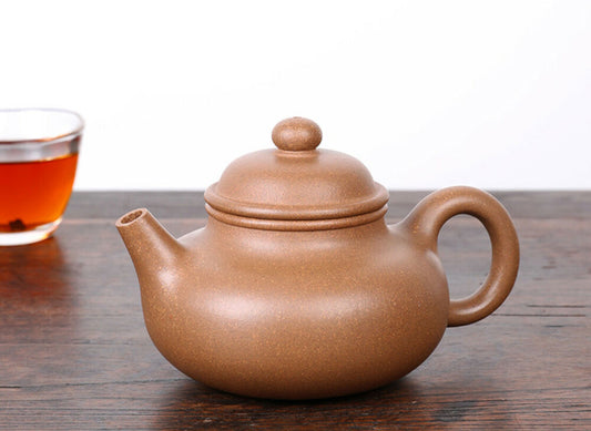 240cc chinese Yixing Handmade Zisha teapot Duan clay  RongTian Hu Gongfu Tea Pot