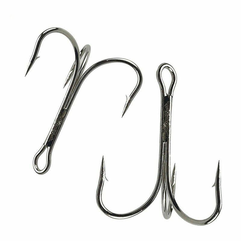 Treble Hook Fishing 50pcs 3551 O'Shughnessy High Carbon Big Game Triple Tackle