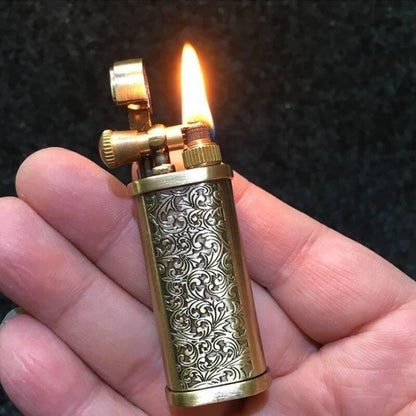 Kerosene Brass Vintage Lighter Collectable Cigarette Pipe Lighter Cigar Torch