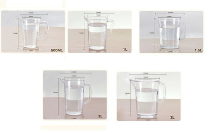 500ml-3L Plastic Measuring Cup Heat Resistant Liquid Jug Container Measure Tools