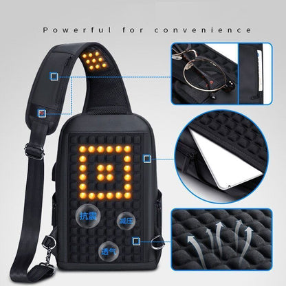 Male Chest Bag Travel Crossbody Bags Shoulder Bags Bag Oxford Sports Bag