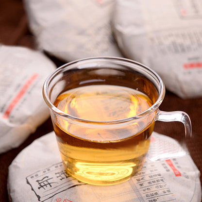 100g Yunnan Sheng Puer Tea Pu-erh Cha Tea High Mountain Wild Ancient Trees Cake
