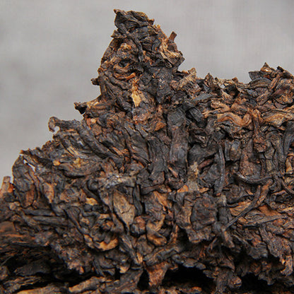 357g Ecological Ancient Tree Tea Golden Bud Lao Ban Zhang Premium Ripe Puerh Tea