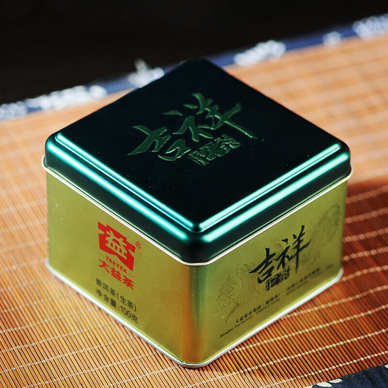 TAETEA Ji Xiang Tuocha * 2014 Menghai Tea Factory Dayi Puer Raw Tuo Cha 100g Box