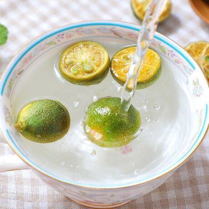 Dried Green Kumquats Pure Natural Fruit Tea Makes A Healthy Tea