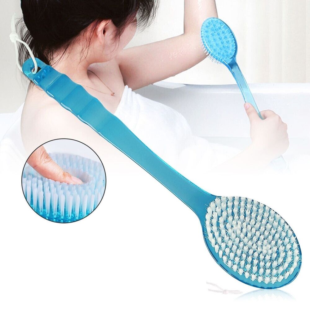 Back Scrubber for Shower Long Handle Back Brush Full Body Shower Cleaning Brush