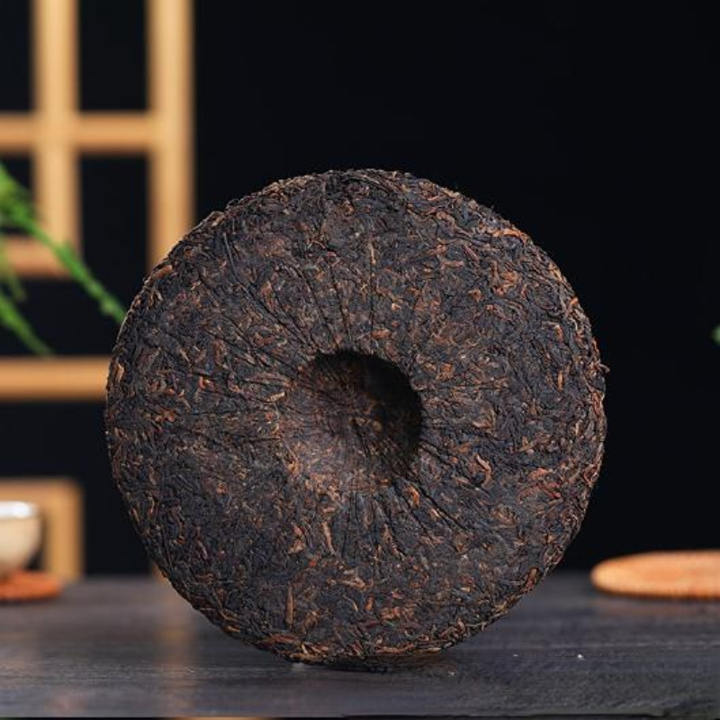 357g Yunnan Pu'er Tea Cake Menghai Golden Buds Puerh Ripe Tea Chinese Pu-erh Tea