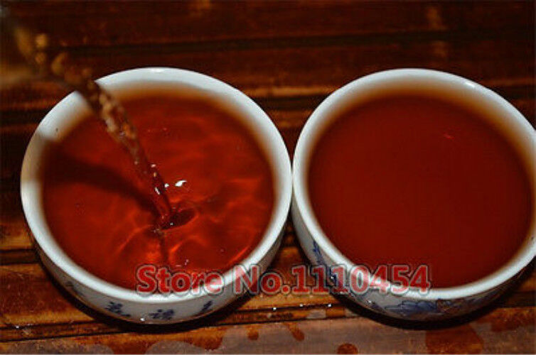 250g Premium Organic PuEr Tea Ripe Yunnan Old Puer Tea Brick Pu-erh Black Tea