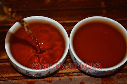 250g Premium Organic PuEr Tea Ripe Yunnan Old Puer Tea Brick Pu-erh Black Tea