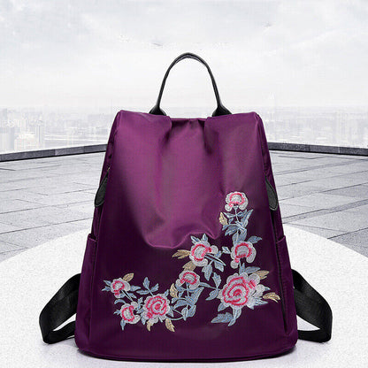 Fashion Womens Floral Embroidery Crossbody Bag Handmade Bag Pattern Shoulder Bag