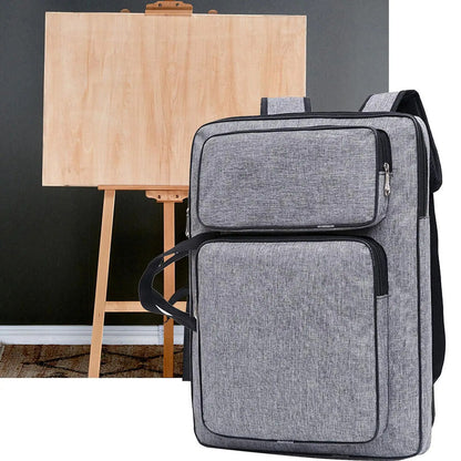 Backpack Multifunctional Artist Portfolio Carry Drawing Board Tool Shoulder Bag