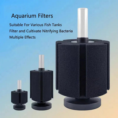 Aquarium Filter Fish Tank Air Pump Skimmer Biochemical Sponge Filtering Material