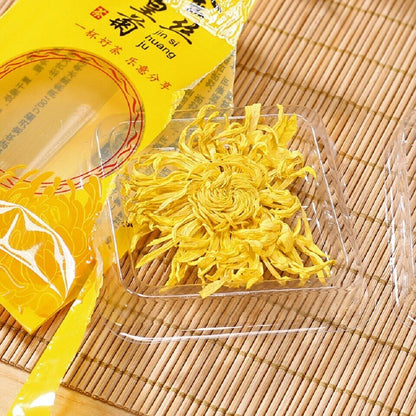 100 Blooms Chrysanthemum Tea Flower Blossom Cooling Healing Golden Floral Tea