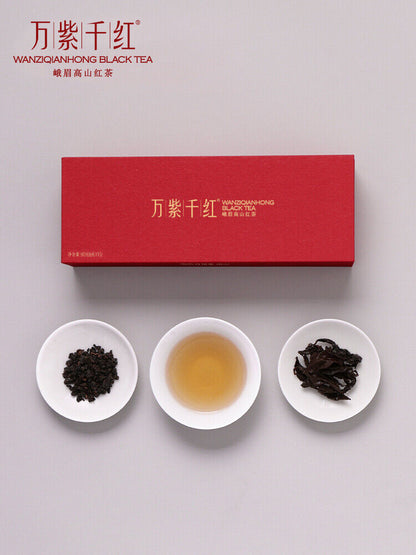 China tea 特级 Green tea 竹叶青 红茶叶 峨眉高山红茶 袋装90g Zhu ye qing Chinese Tea特级(品味)经典90g