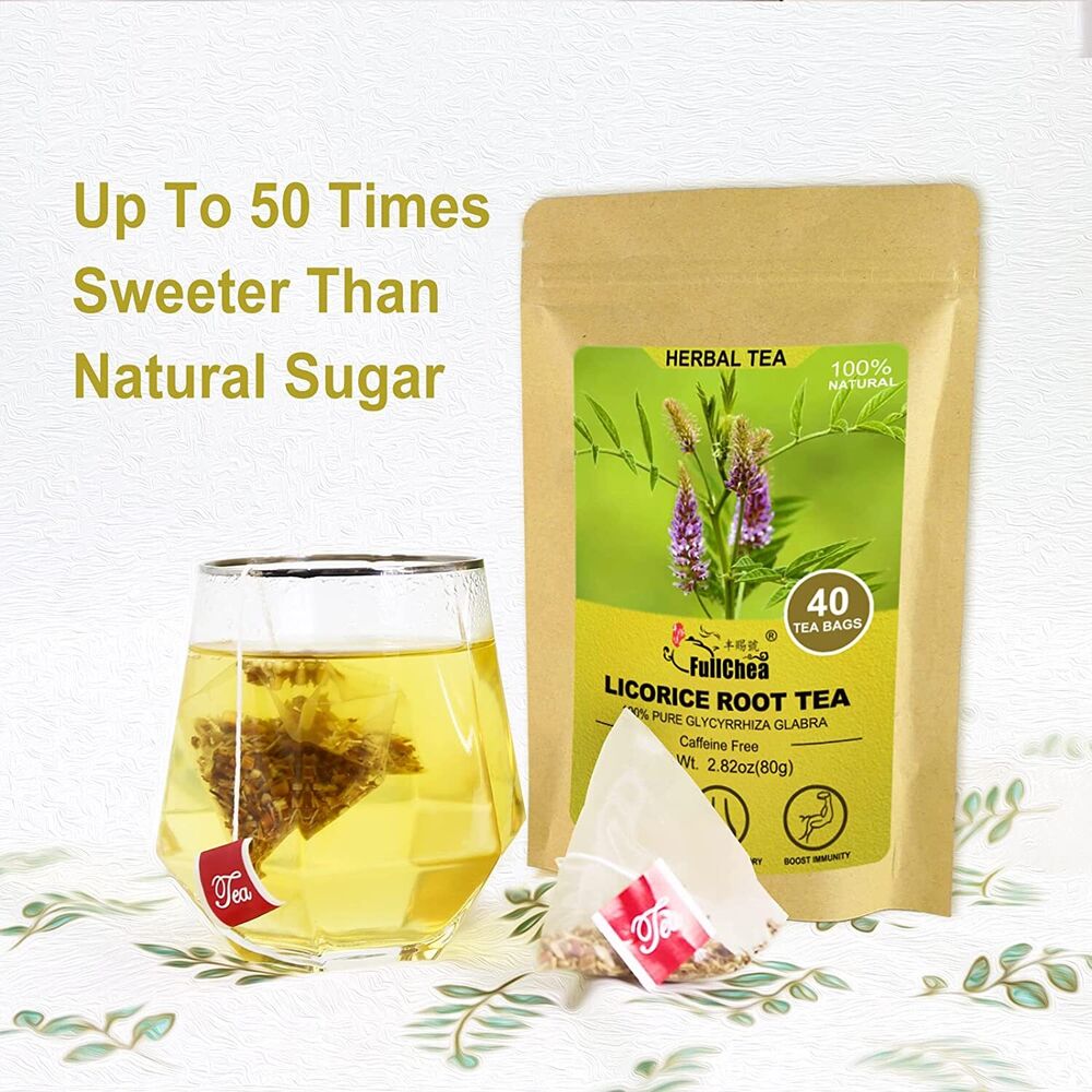 Organic Licorice Root Tea Bags 40 Teabags 2g/bag Licorice Root Herbal Tea