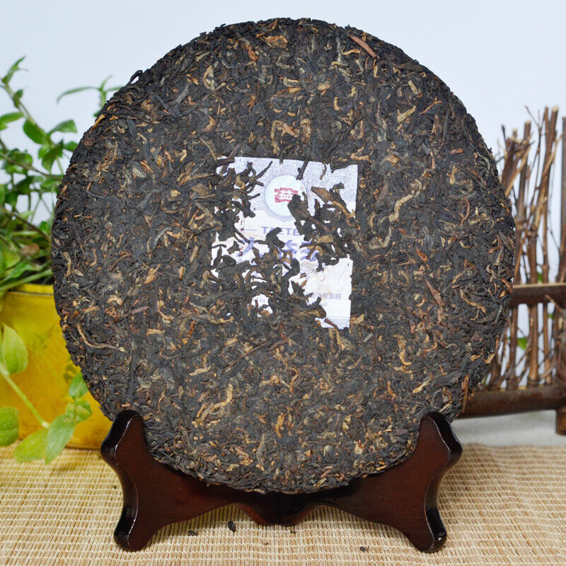 Source of Puer Menghai Dayi Pu'er Tea Cake 2015 357g Ripe Pu-erh Shu Classic