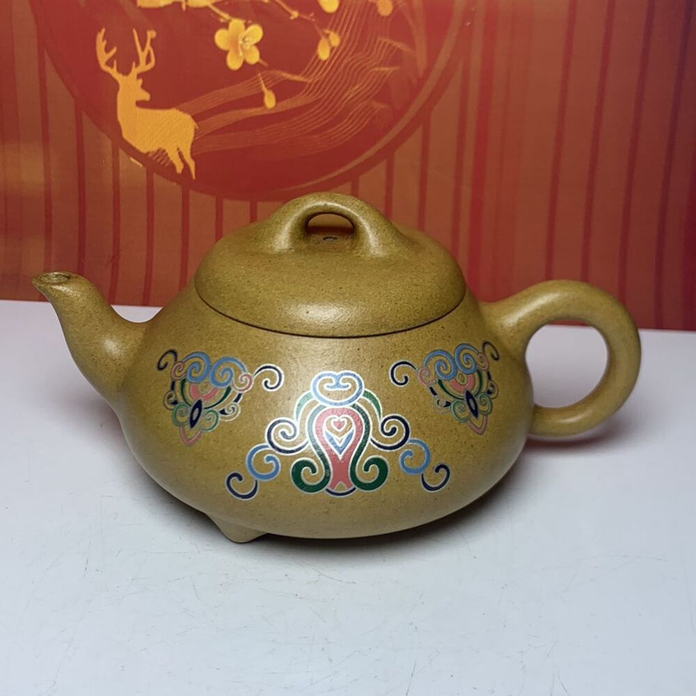 Vintage Chinese Yixing Purple Clay Teapot Zisha Ceremony Fashion Gift Teaware