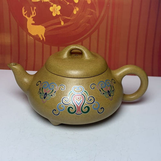 Vintage Chinese Yixing Purple Clay Teapot Zisha Ceremony Fashion Gift Teaware