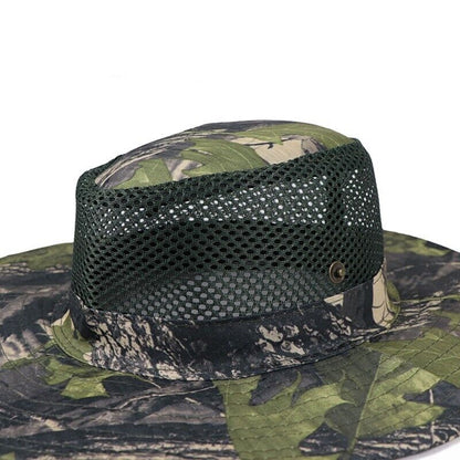 Summer Bucket Boonie Hat Fishing Sun Brim Cool Mesh Top Garden Outdoor Cap Hats