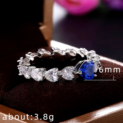 Anillo De Acero Inoxidable Para Mujer Woman Boda Fiesta Sortija De Gift Jewelry