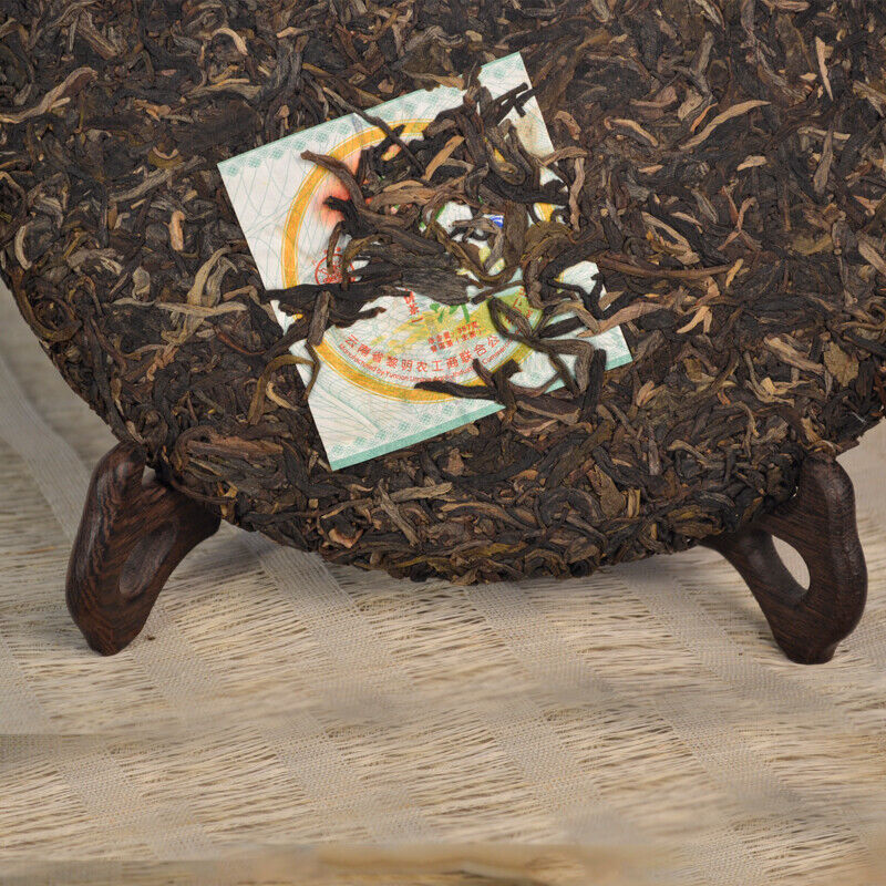 Ba Jiao Ting Liming Tea Peacock Township Pu'er Tea Raw Tea Green Cake 357g